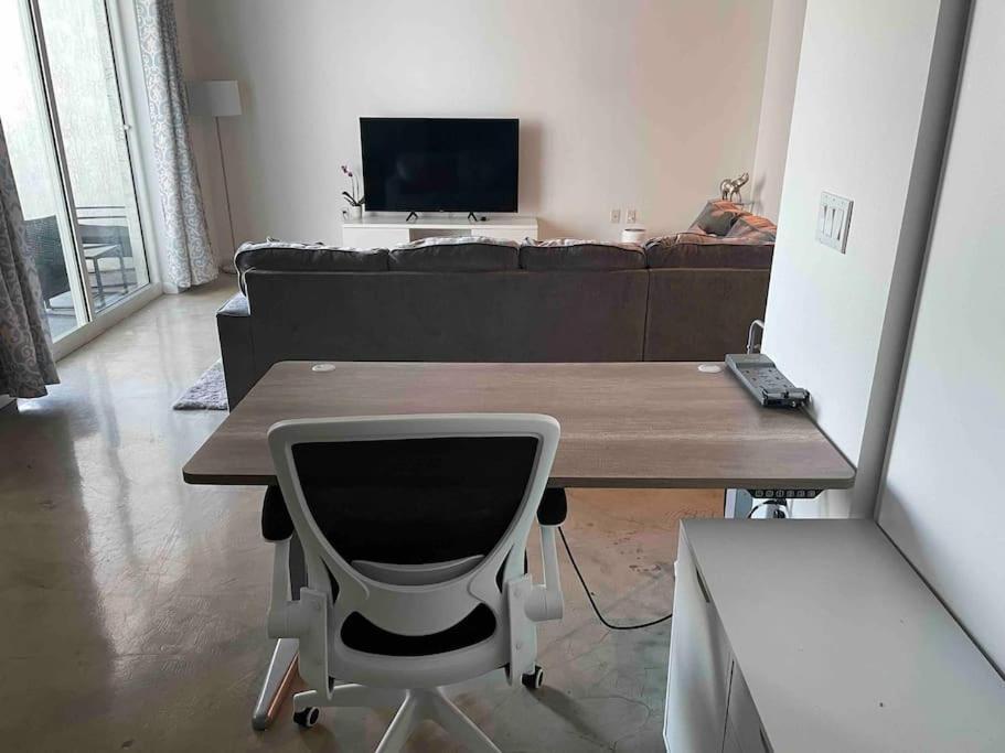 1Br Loft In Downtown With Bay View And Workspace Miami Kültér fotó